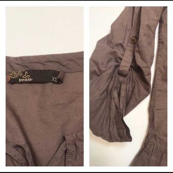 Prana Embroidered Drop Waist Tunic Top - Picture 7 of 7